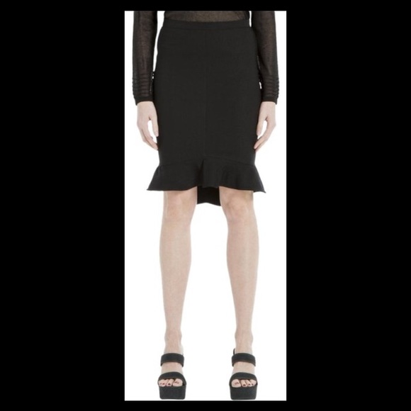 Max Studio Dresses & Skirts - Max Studio Pencil Ruffle Skirt